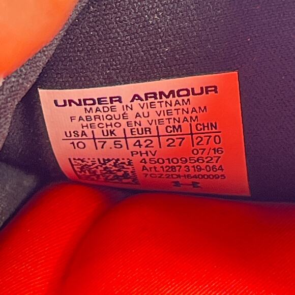 Under Armour Ignite VIII Black Red Slide Lightweight Sandals Women's Size 10 - Picture 9 of 10